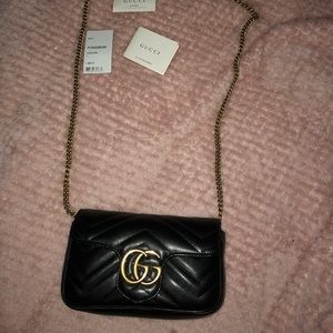 GG Marmont Matelasse Leather Super Mini Bag